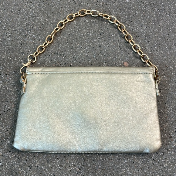 For your eyes only gold envelope evening wristlet purse - Picture 6 of 11